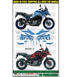 VSTROM DL 650 XT 2017 - 2023 TEAM SUZUKI BLACK BLUE